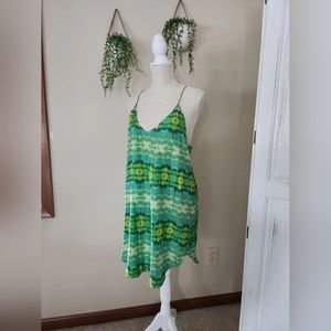 Womens Medium * RIELEY COLLECTION * 100% Silk, Lined Braided Slip Dress